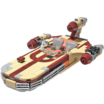 moc-41385 luke's x-34 sorosuub landspeeder - star wars - 300 pcs - 3