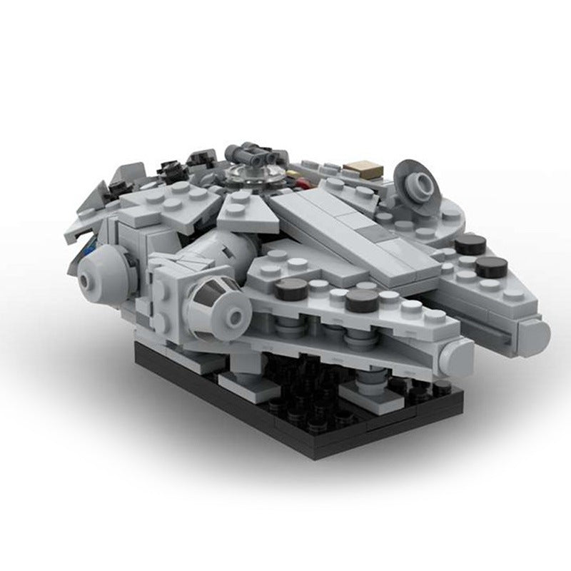 moc-41461 millenn ium falcon - micro -with cradlestand - star wars - 1