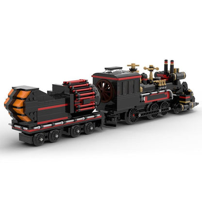 moc-41639 back to the future 'jules verne' time train - 880 pcs - 2