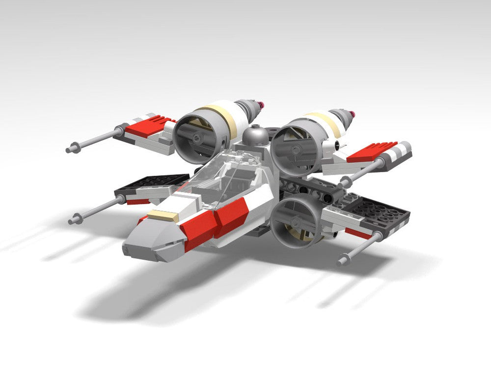 moc-41925 chibi x wing t65 - 306 pcs