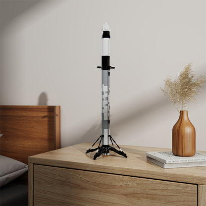 moc-41953 ultimate space x falcon 9 - 1:110 scale - 860 pcs - 2