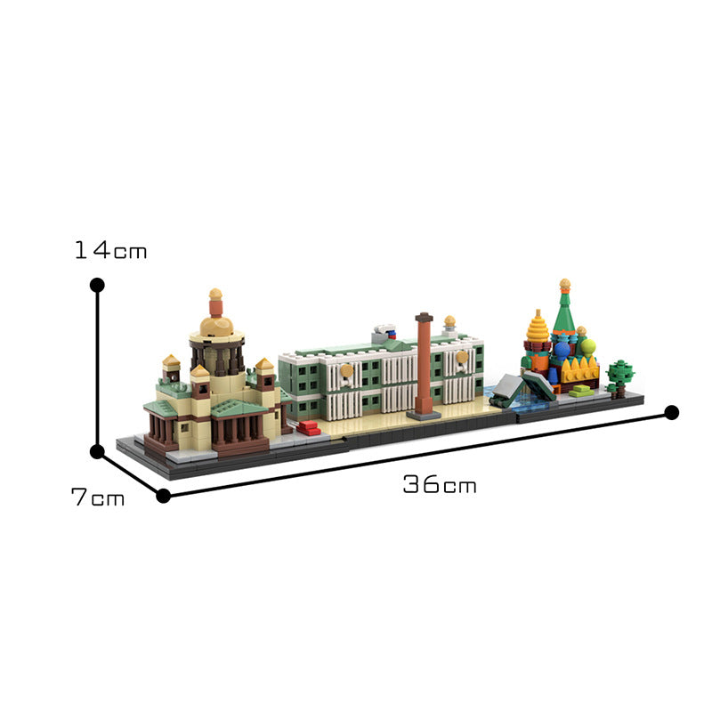 MOC-42108 Miniature Skylines - Saint Petersburg, Russia - 500 pcs - 2