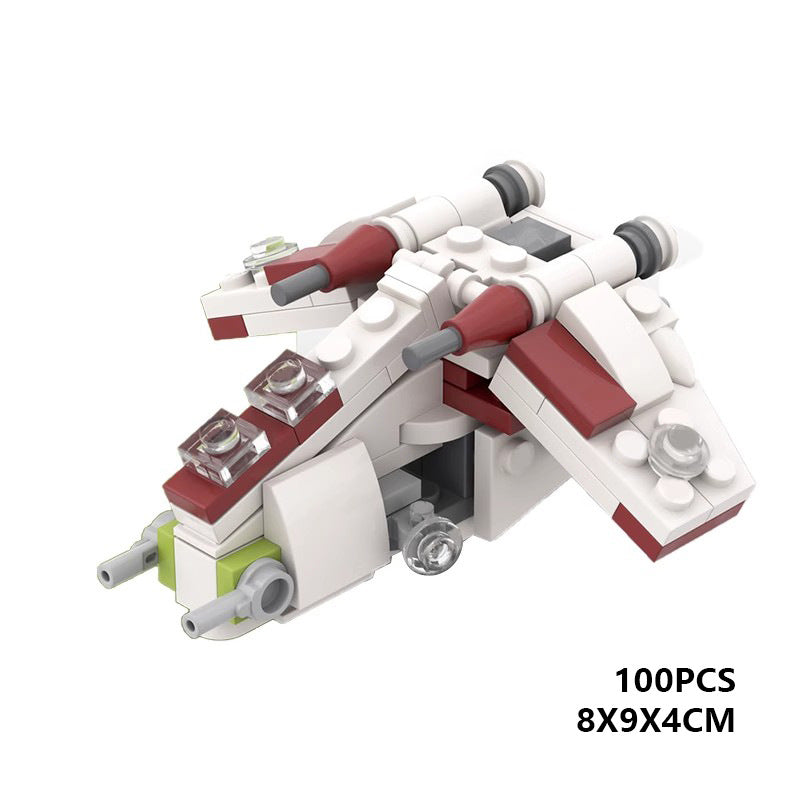 moc-42164 micro republic gunship - 100 pcs - 3