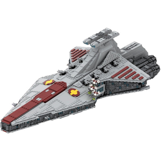 MOC-43186 Venator-class Republic Attack Cruiser (with interior) - the Clone Wars - 1