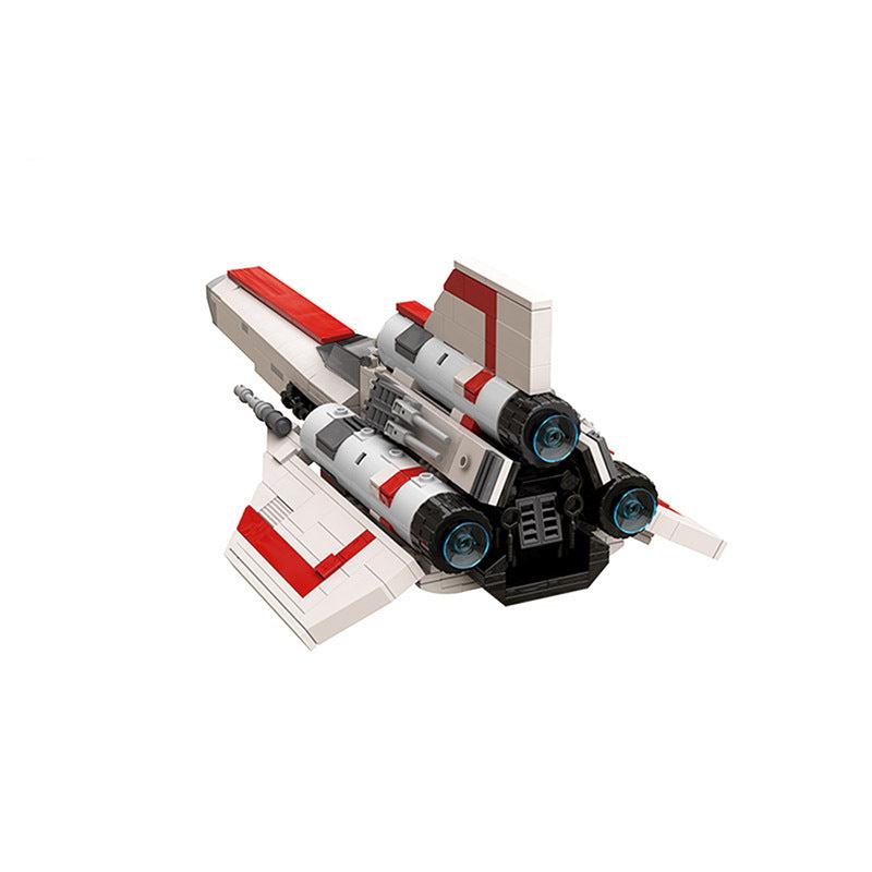 moc-45112 colonial viper mk1 - version 2.0 from battlestar galactica -1