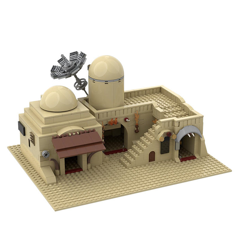 moc-45639 tatooine double building (slums) tat02 - 636 pcs - 1