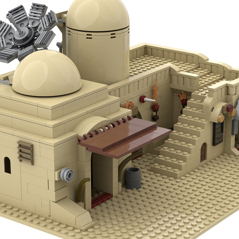 moc-45639 tatooine double building (slums) tat02 - 636 pcs - 4