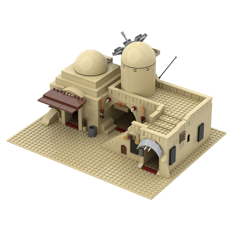 moc-45639 tatooine double building (slums) tat02 - 636 pcs - 5