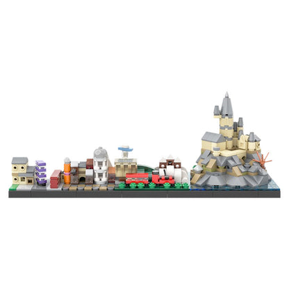 moc-45659 the journey to hօgwarts skyline - harry potter - 1