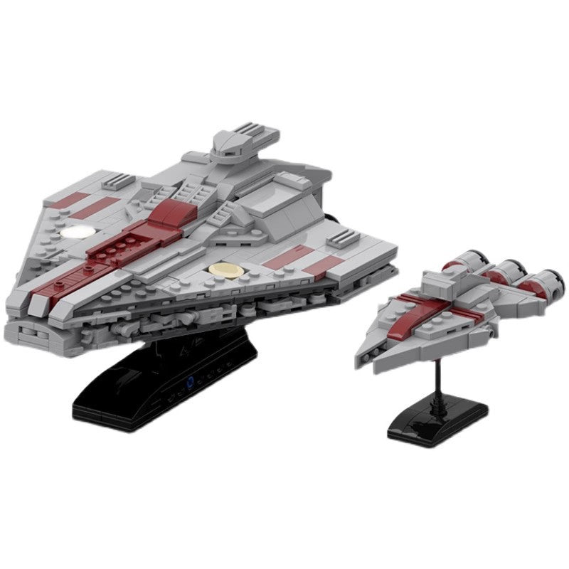 moc-45934 acclamator assault ship and arquitens light cruiser - 1