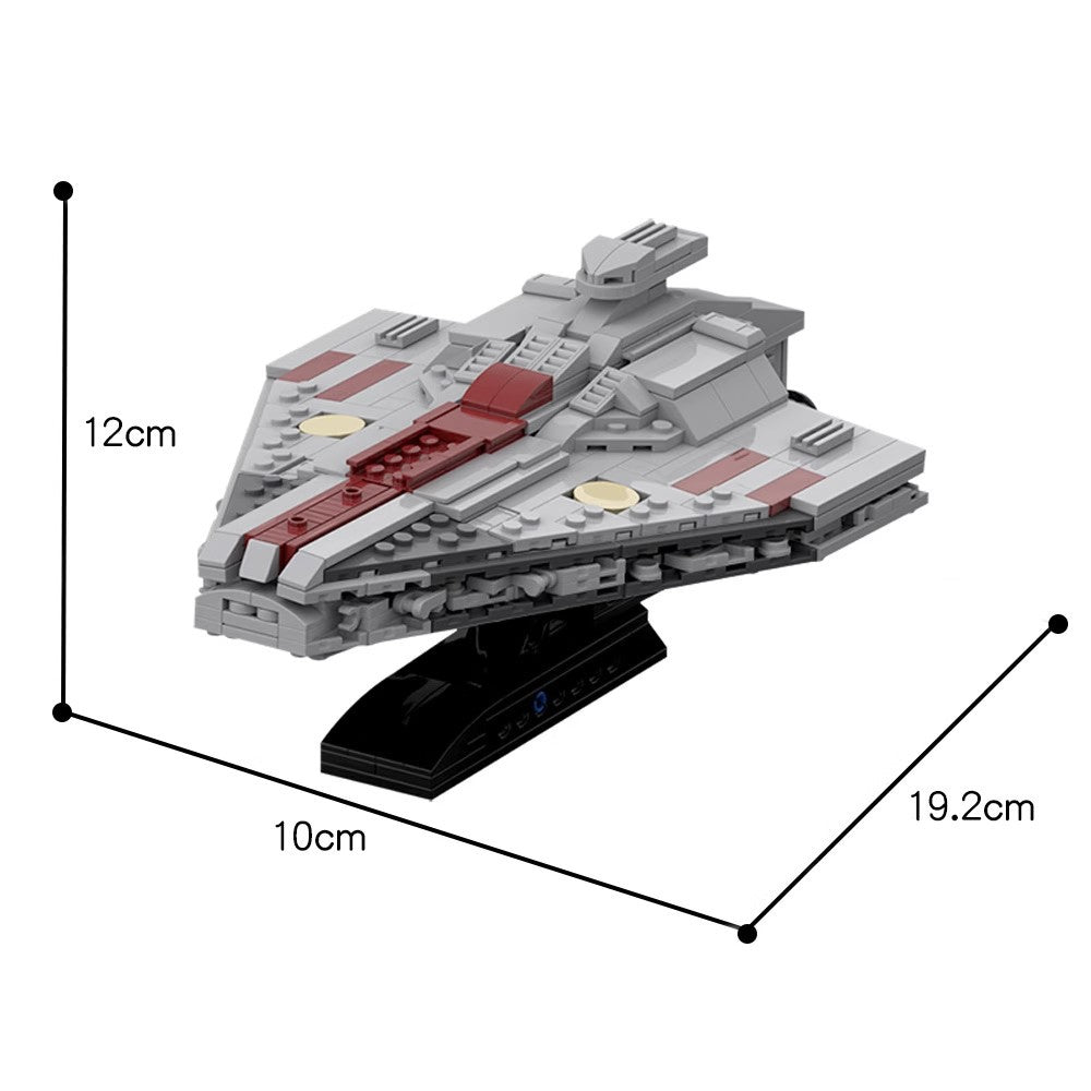 moc-45934 acclamator assault ship and arquitens light cruiser - 2