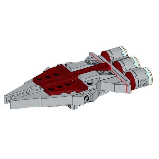 moc-45934 acclamator assault ship and arquitens light cruiser - 4