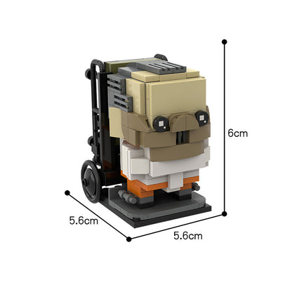 MOC-46069 Hannibal Lecter Brickheadz From Silence of the Lambs - 3