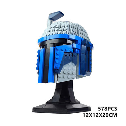 moc-46502 jango fett helmet bust 575 pcs - 6