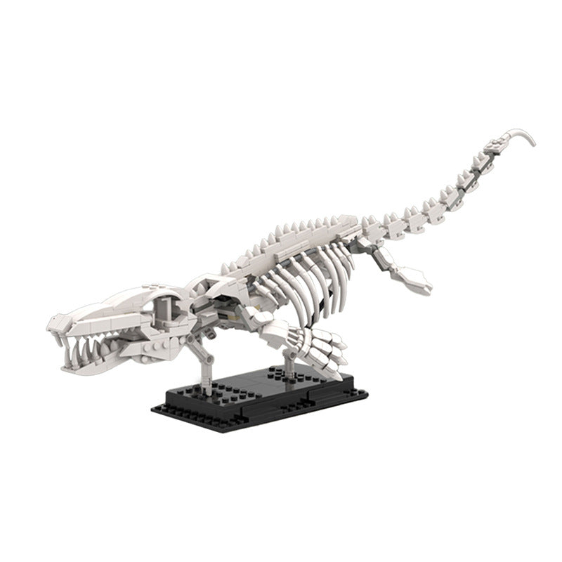 moc-47070 mosasaur skeleton - dinosaur fossils - 416 pcs - 2