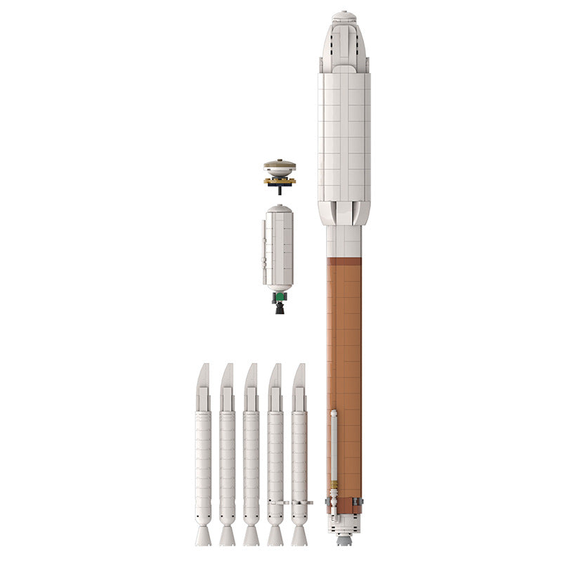 moc-47289 ultimate atlas v (saturn v scale) - 848 pcs - 2