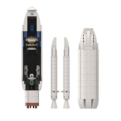 moc-47289 ultimate atlas v (saturn v scale) - 848 pcs - 5