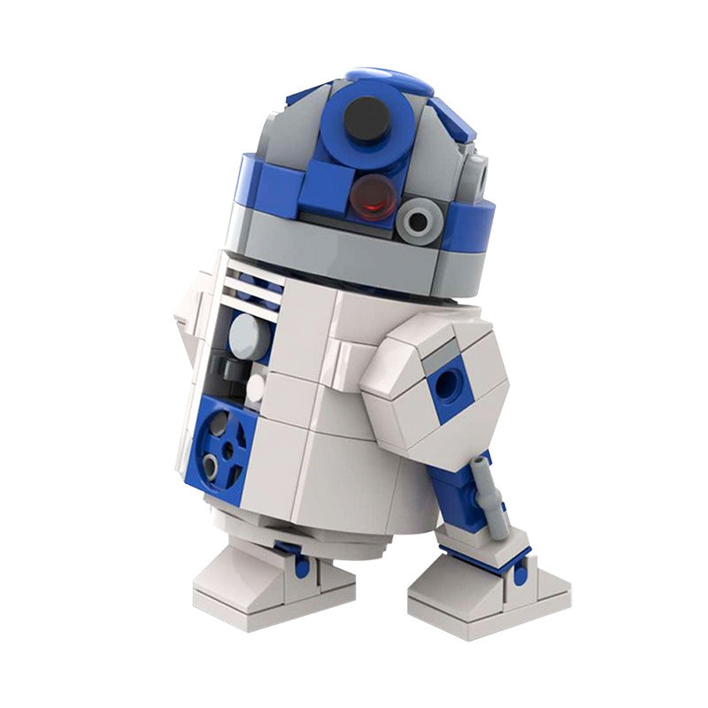 moc-48008 r2-d2 robot from star wars - 193 pcs - 1