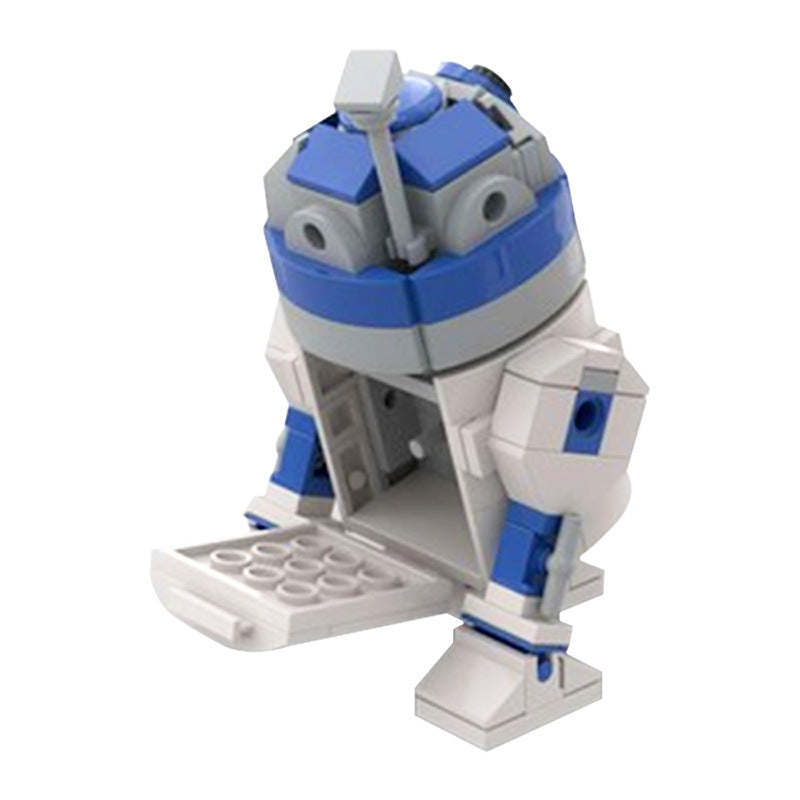 moc-48008 r2-d2 robot from star wars - 193 pcs - 3