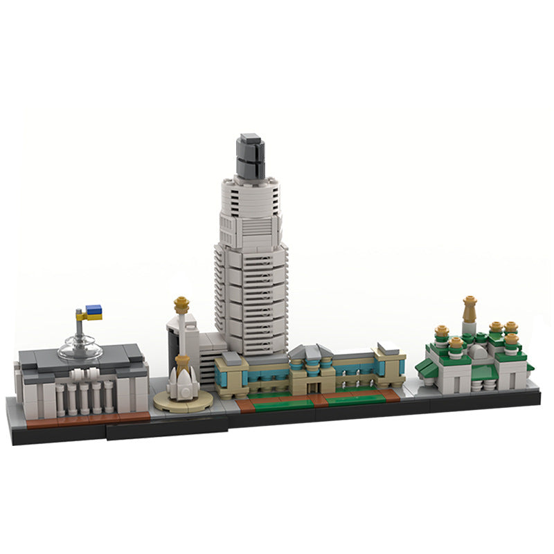 moc-49187 kyiv (kiev) skyline building blocks - 569 pcs - 2