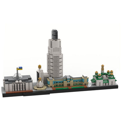 moc-49187 kyiv (kiev) skyline building blocks - 569 pcs - 4