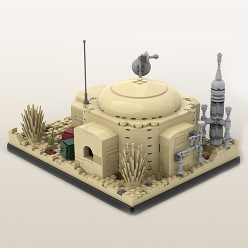 moc-50144 sw owen lars' home on tatooine - 598 pcs - 2