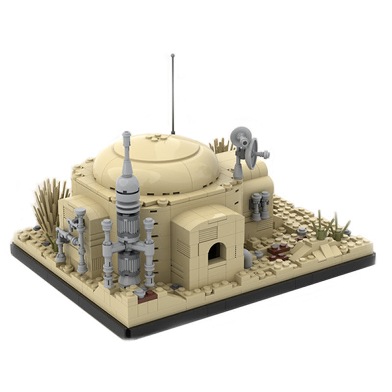 moc-50144 sw owen lars' home on tatooine - 598 pcs - 3