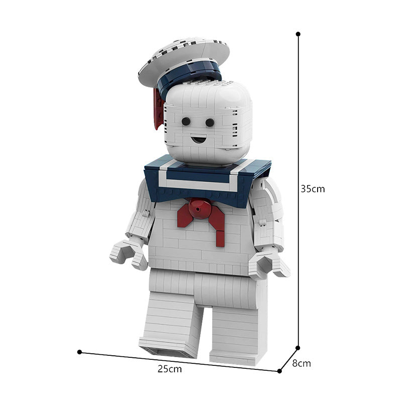 MOC-50294 Stay Puft (articulated maxifig) - Ghostbusters - 830 pcs - 4