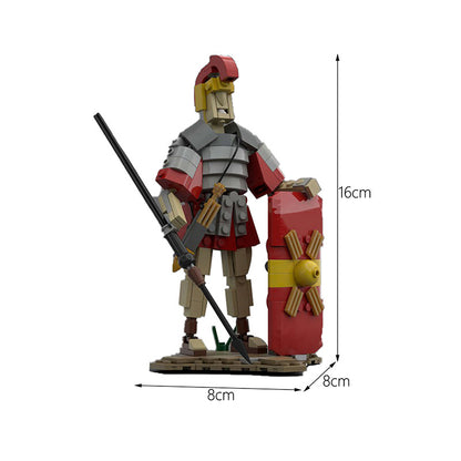 moc-50465 roman legionary armed with a pilum and gladius - 213 pcs - 2