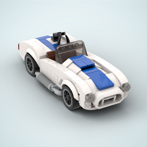 moc-50476 shelby cobra 427 s/c - sports cars models - 174 pcs - 1