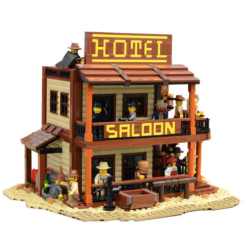 moc-51332 old west saloon hotel - 1991 pcs - 1