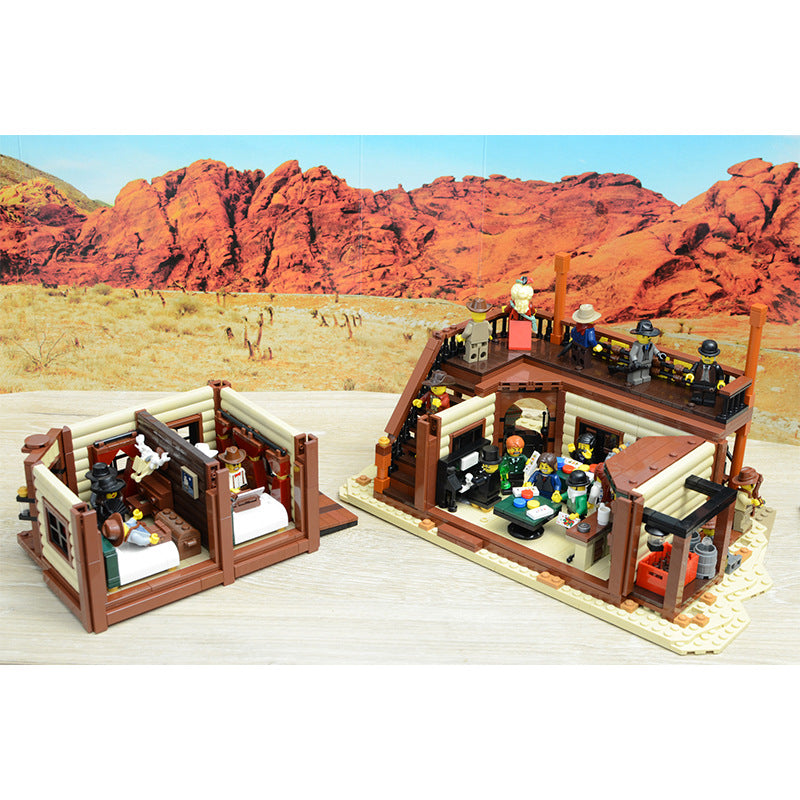 moc-51332 old west saloon hotel - 1991 pcs - 7