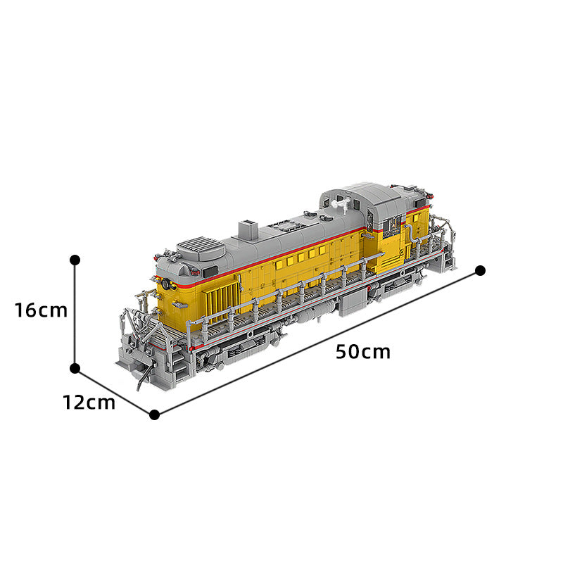 moc-52188 replica of union pacific alco rs-2 1:38 scale - 2244 pcs - 1