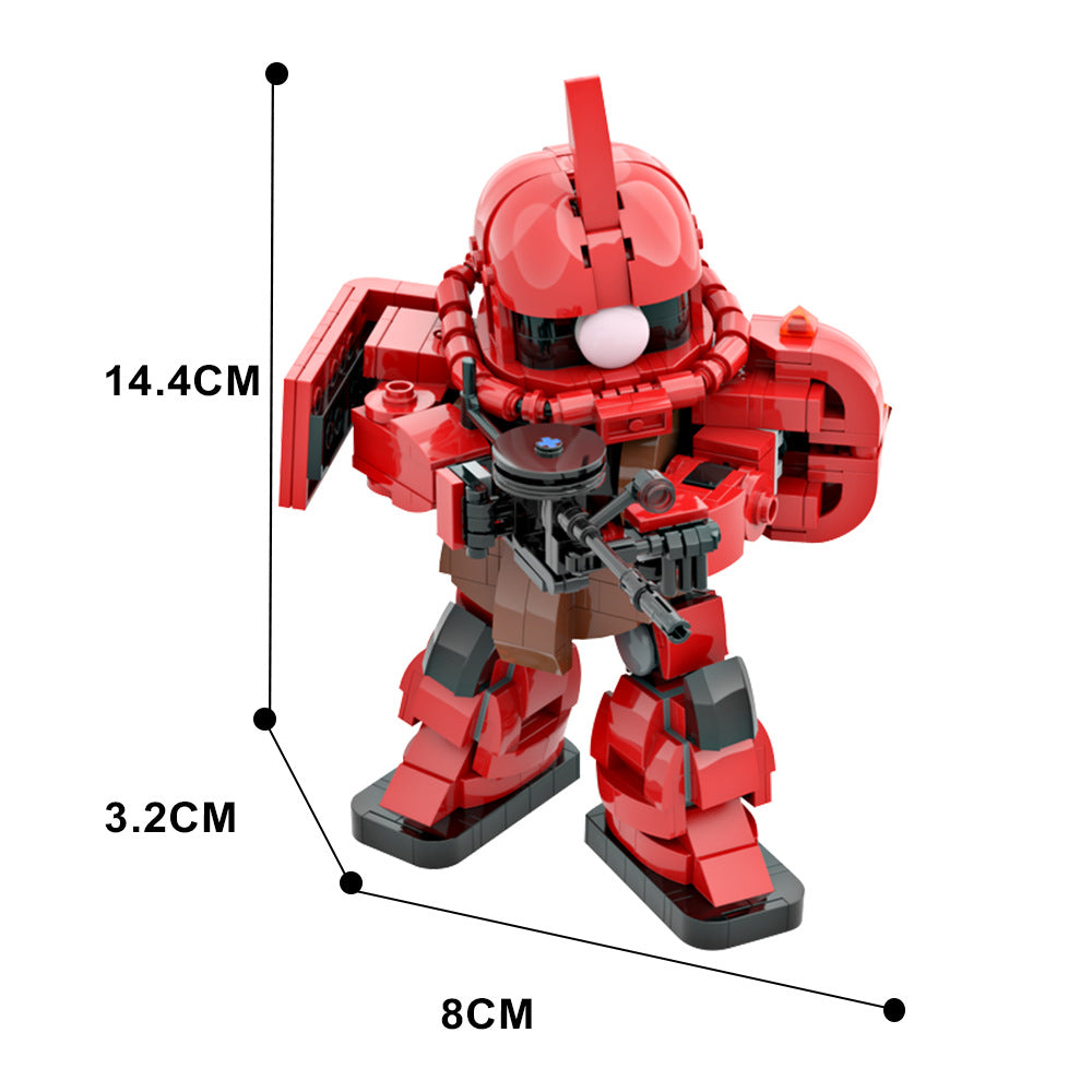 moc-52507 zaku ii gundam building blocks - 4