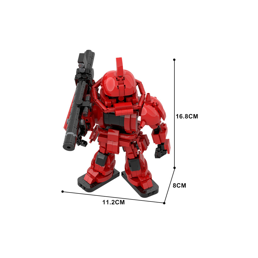 moc-52507 zaku ii gundam building blocks - 6