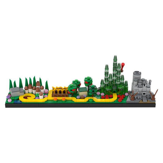 moc-53107 the wizard of oz skyline - 382 pcs - 1