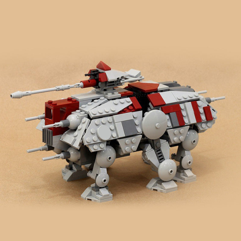 moc-54560 walking at-te from star wars - 555 pcs - 2