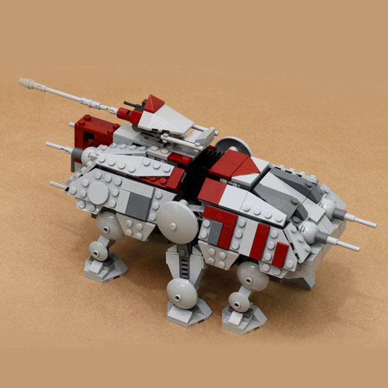 moc-54560 walking at-te from star wars - 555 pcs - 3