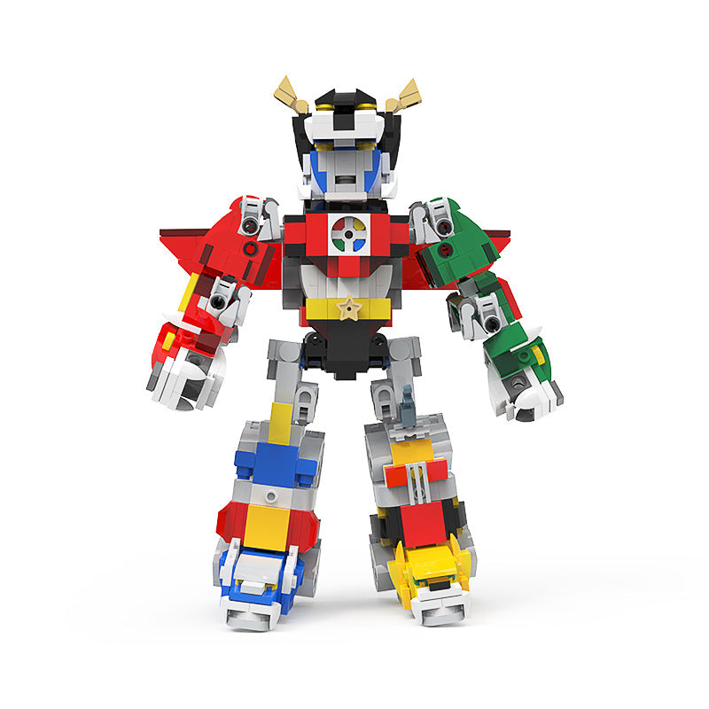 moc-54562 voltron v1 –  711 pieces, compatible with lego - 4