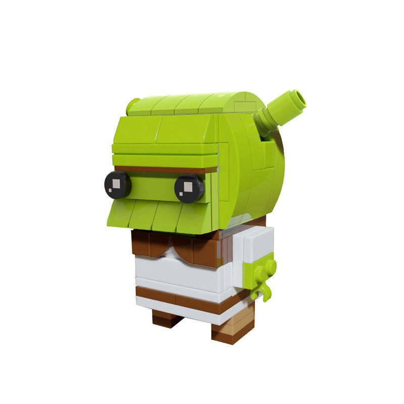 MOC-55337 Shrek Brickheadz - Custom Cartoon Character - 128 pcs - 1