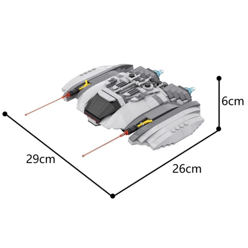 moc-55621 cylon raider 1978 - 342 pcs - 4