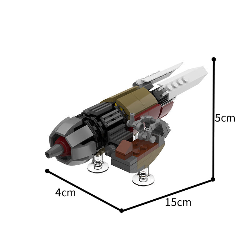 moc-55797 the marshall's swoop bike (from "the mandalorian") - version 3 - 3