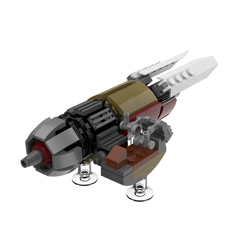 moc-55797 the marshall's swoop bike (from "the mandalorian") - version 3 - 4