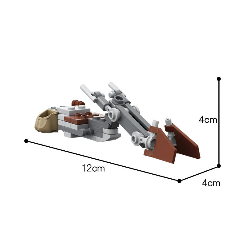 moc-56034 the mandalorian speeder bike - 43 pcs - 5