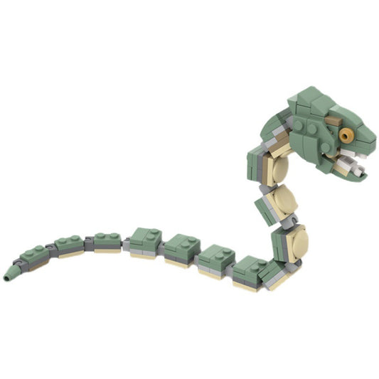 moc-56644 harry potter minifigure scale basilisk - 108 pcs - 2