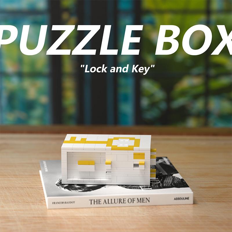 moc-57706 puzzle box "lock and key" - 379 pcs - 4