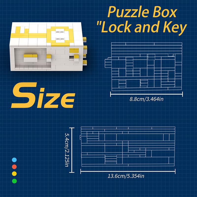 moc-57706 puzzle box "lock and key" - 379 pcs - 7