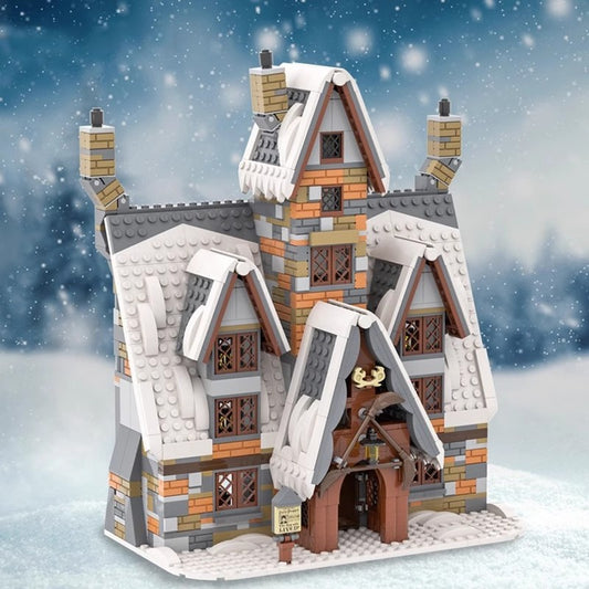 moc 58042 the three broomsticks (hogsmeade winter village)