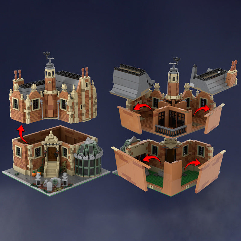 moc 58042 the three broomsticks (hogsmeade winter village)