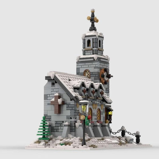 moc-58208 little winter church 1074 pcs 5